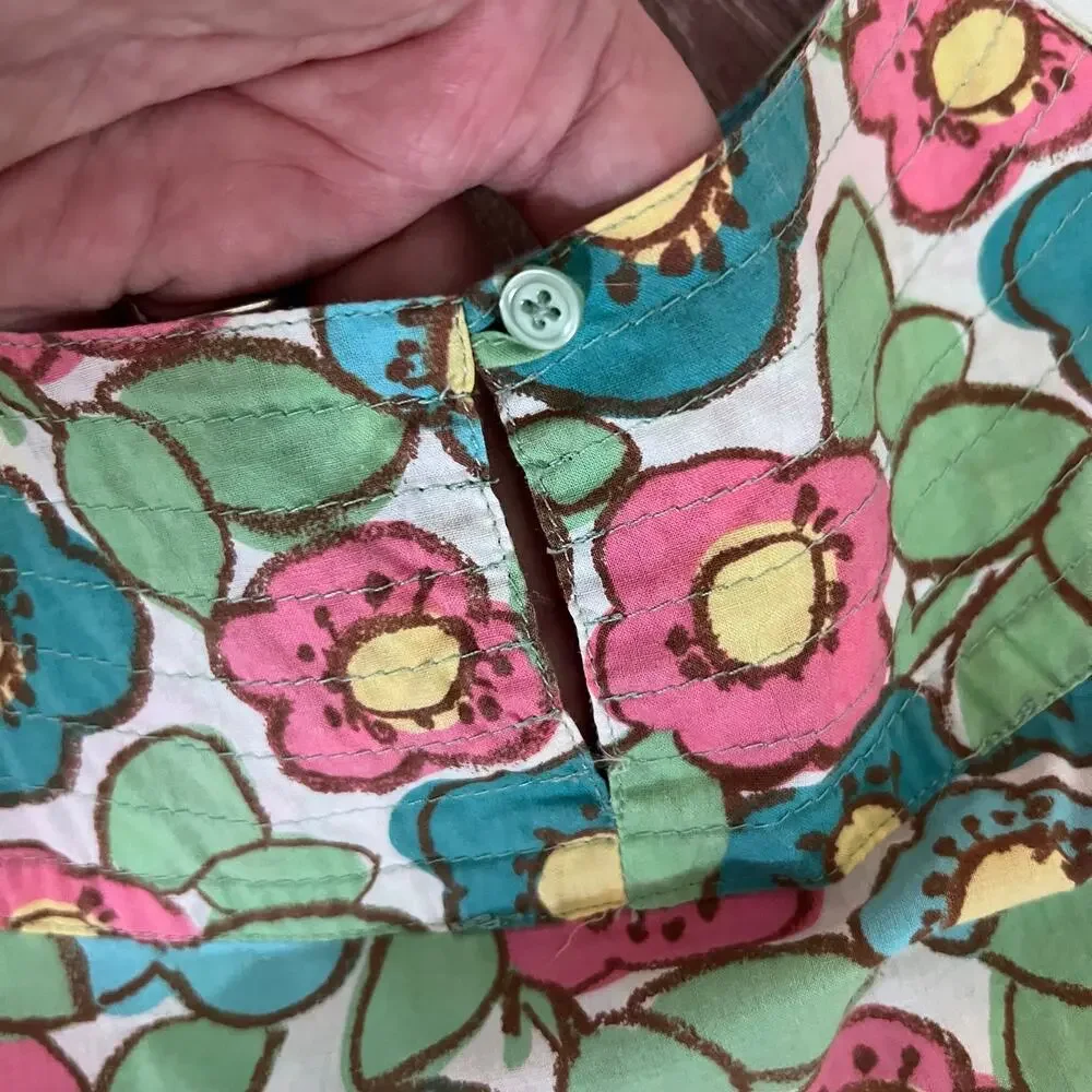 🦄 3/$36 Mini Boden Sundress Girls 9–10 Floral Cotton Drawstring Pockets